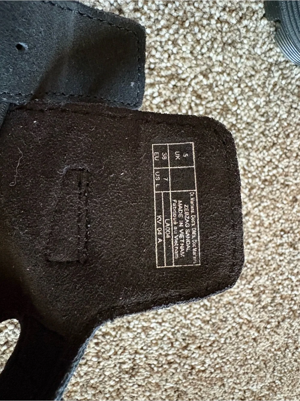 Dr. Martens Zebzag Sandals Suede